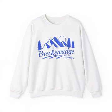 Buy white Breckenridge, Colorado Sweatshirt - Unisex Mountain Breckenridge Sweatshirt