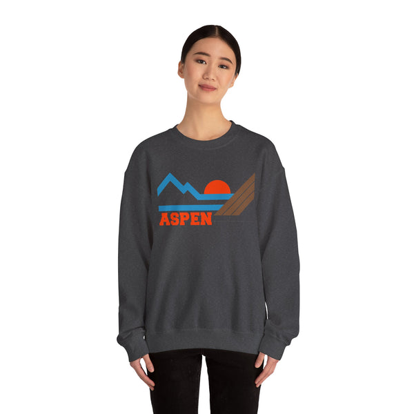 Aspen, Colorado Sweatshirt - Mountain Aspen Crewneck Sweatshirt