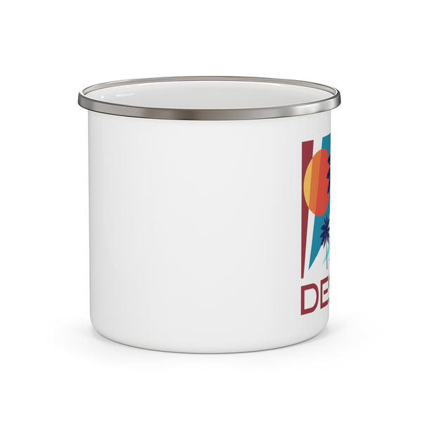 Destin, Florida Camp Mug - Retro Enamel Campfire Destin Mug