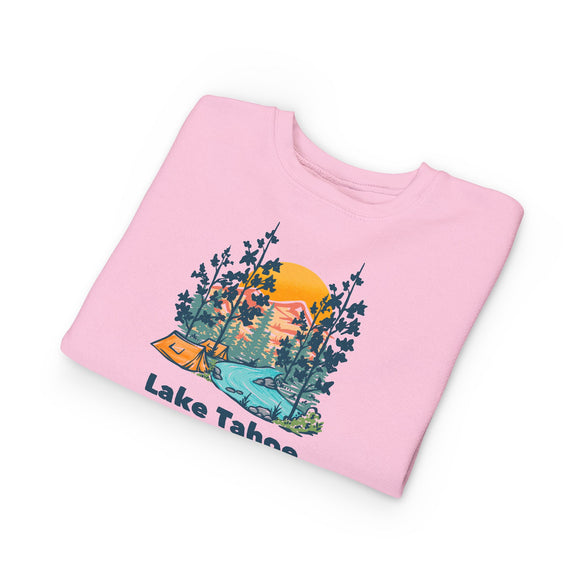 Lake Tahoe, California Toddler Sweatshirt - Lake Tahoe Toddler Crewneck Sweatshirt