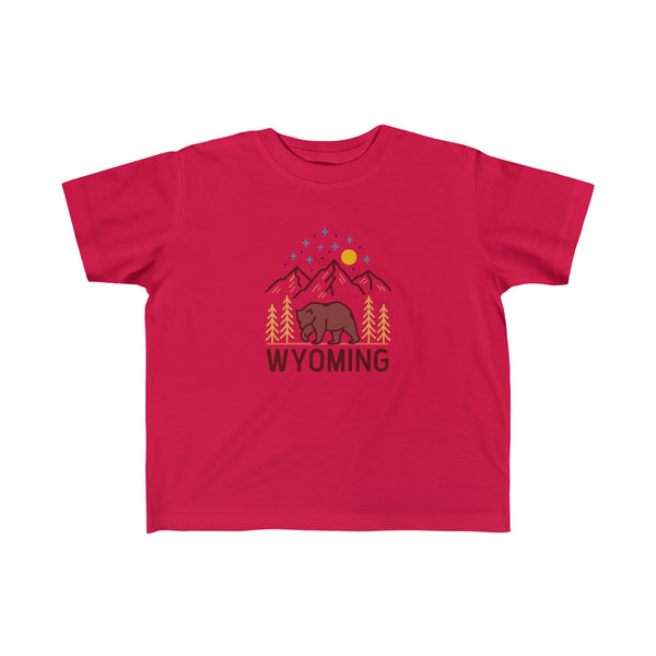 Wyoming Toddler T-Shirt - Unisex Toddler Wyoming Shirt