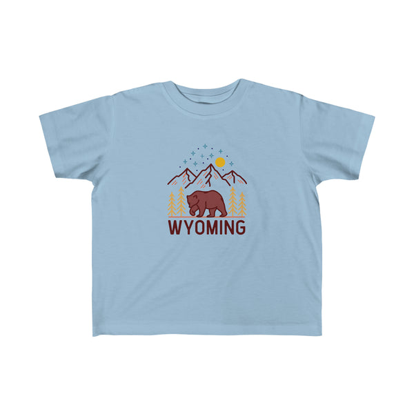 Wyoming Toddler T-Shirt - Unisex Toddler Wyoming Shirt