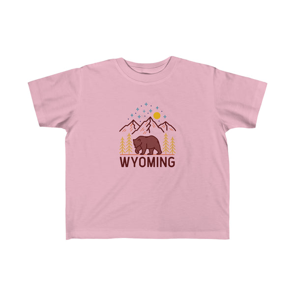 Wyoming Toddler T-Shirt - Unisex Toddler Wyoming Shirt