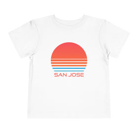 San Jose, California Toddler T-Shirt - Retro 80s Toddler San Jose Shirt