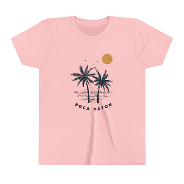 Buy pink Boca Raton, Florida Youth T-Shirt - Kids Boca Raton Shirt