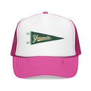 Yosemite National Park Pennant Trucker Hat — Vintage Foam Mesh Cap-5