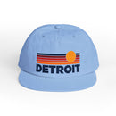 Detroit, Michigan retro sunset Surf Cap | vintage striped sun state hat-13