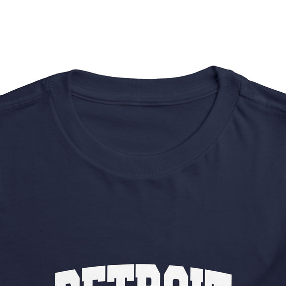 Detroit, Michigan Toddler Graphic Tee - Kids Detroit Vacation T-Shirt