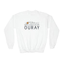 Ouray, Colorado Youth Sweatshirt - Unisex Kid's Ouray Crewneck Sweatshirt-2