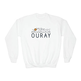 Ouray, Colorado Youth Sweatshirt - Unisex Kid's Ouray Crewneck Sweatshirt