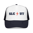 Salt Lake City, Utah Retro Trucker Hat - Lightning Foam Cap-1