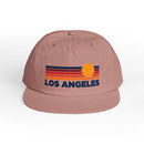 Los Angeles, California retro sunset Surf Cap | vintage striped sun state hat-7