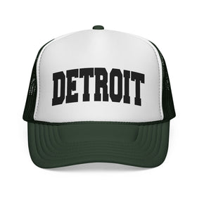 Buy dark-green Detroit, Michigan Collegiate Style Trucker Hat