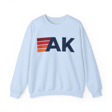 Buy light-blue Alaska Retro Sweatshirt | Retro Stripes Alaska
