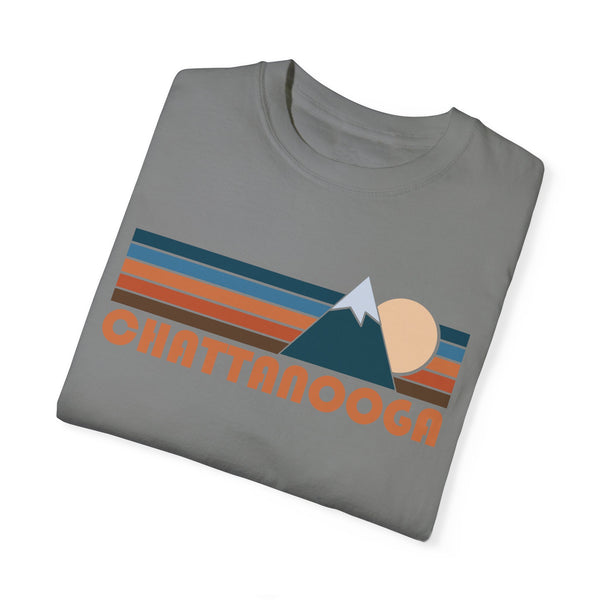 Chattanooga, Tennessee Graphic Tee, Comfort Colors Retro Unisex Chattanooga T shirt, Mountain Adventure Shirt