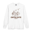 Crested Butte, Colorado Long Sleeve T-Shirt - Ski Mountain Gondola-1