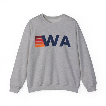 Buy sport-grey Washington Retro Sweatshirt | Retro Stripes Washington
