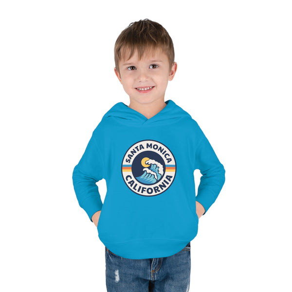 Santa Monica, California Toddler Hoodie - Unisex Santa Monica Toddler Sweatshirt