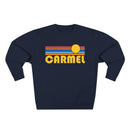 Premium Carmel By The Sea, California Retro Sun Graphic Sweatshirt-6