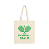 Maui, Hawaii Cotton Canvas Pickleball Maui Tote Bag