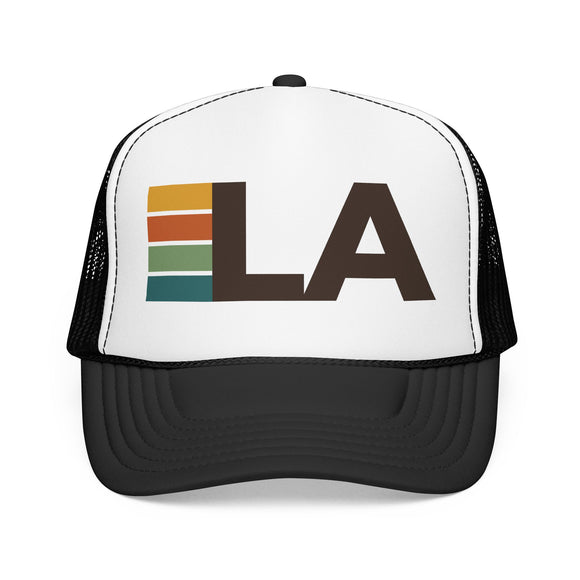 Los Angeles, California Trucker Hat - LA Abbr retro cap