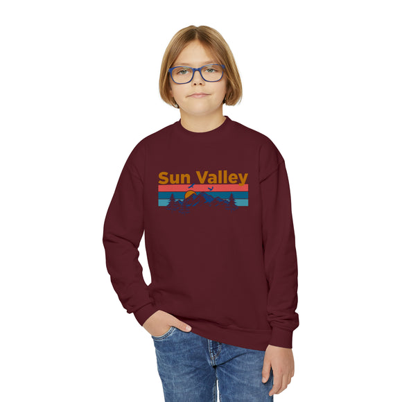 Sun Valley, Idaho Youth Sweatshirt - Unisex Kid's Sun Valley Crewneck Sweatshirt