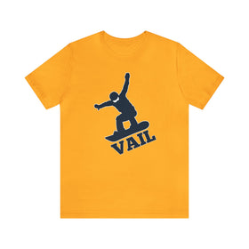 Vail, Colorado T-Shirt - Snowboard Unisex Vail Shirt