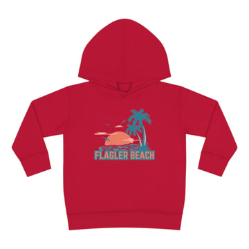 Buy vintage-red Flagler Beach, Florida Toddler Hoodie - Unisex Flagler Beach Toddler Sweatshirt