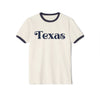 Texas Cotton Ringer Graphic Tee - Unisex Texas T Shirt, Vintage Style Tee, Men's/Women's Tee