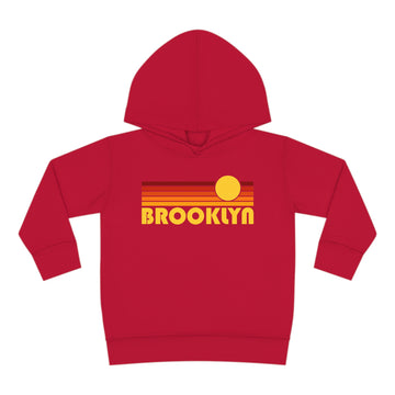 Buy vintage-red Brooklyn, New York Toddler Hoodie