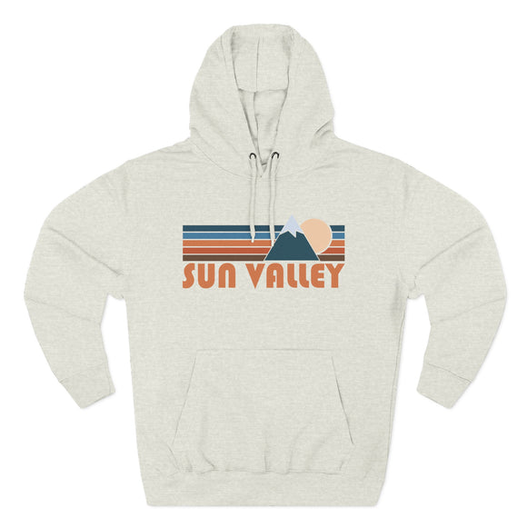 Sun Valley, Idaho Hoodie - Retro Mountain Unisex Sweatshirt