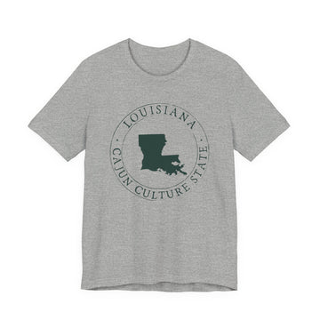 Buy athletic-heather Louisiana T-Shirt — State Graphic Tee