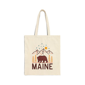 Maine Tote Bag - Cotton Canvas Maine Bag
