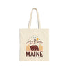 Maine Tote Bag - Cotton Canvas Maine Bag