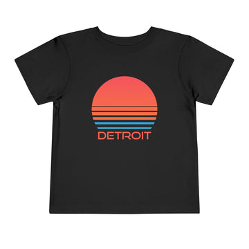Buy black Detroit, Michigan Toddler T-Shirt - Retro 80s Toddler Detroit Shirt