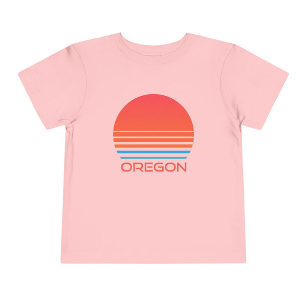 Oregon Toddler T-Shirt - Retro 80s Unisex Toddler Oregon Shirt