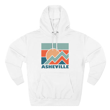Asheville, North Carolina Hoodie - Retro Mountain Unisex Sweatshirt - 0