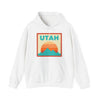 Utah Mountain Sun Hoodie - Unisex Utah Hooded Sweatshirt, Utah Travel Sweatshirt, Utah Sunset