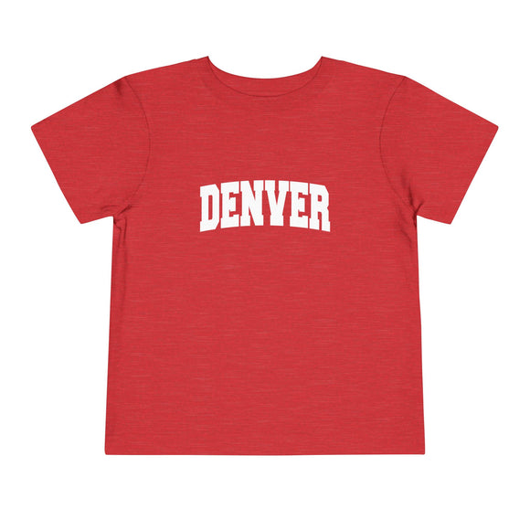 Denver, Colorado Toddler Graphic Tee - Kids Denver Vacation T-Shirt