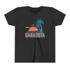 Sarasota, Florida Youth Shirt - Retro Palm Tree Sarasota Kid's T-Shirt