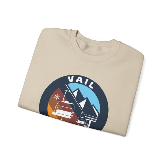 Vail, Colorado Sweatshirt - Ski Lift Vail Crewneck Sweatshirt