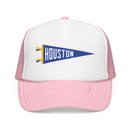 Houston, Texas Pennant Trucker Hat — Retro Flag Foam Cap-3