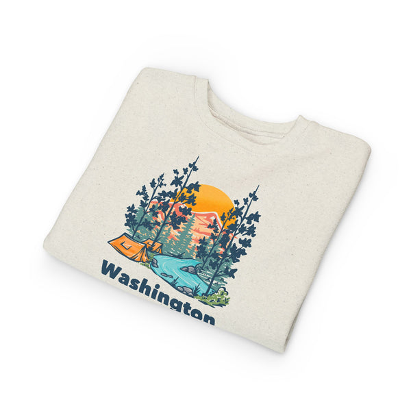 Washington Toddler Sweatshirt - Washington Toddler Crewneck Sweatshirt