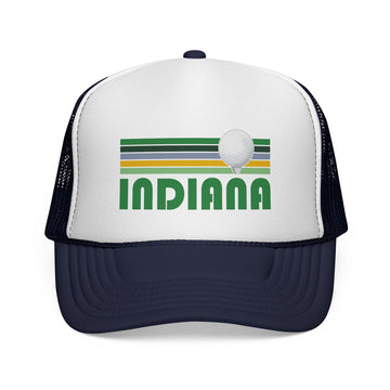 Buy dark-navy Indiana Retro Indiana Trucker Hat