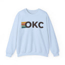 Oklahoma City, Oklahoma OKC Retro Stripe Sweatshirt-4