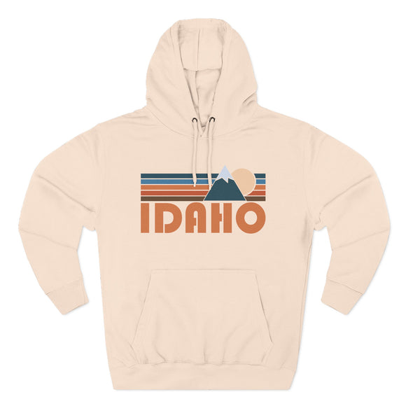 Idaho Hoodie - Retro Mountain Unisex Sweatshirt
