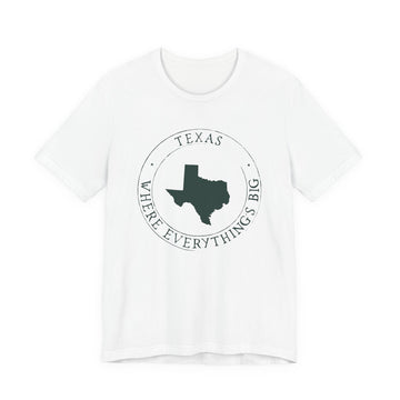 Texas T-Shirt — State Graphic Tee - 0