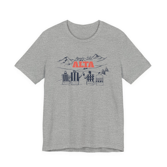 Alta, Utah Après-ski T-Shirt - Vintage Mountain Graphic Tee