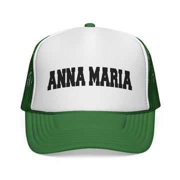 Buy green Anna Maria Island, Florida Collegiate Style Trucker Hat