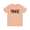 Nebraska Retro Stripes T-Shirt | Nebraska State Tee-1